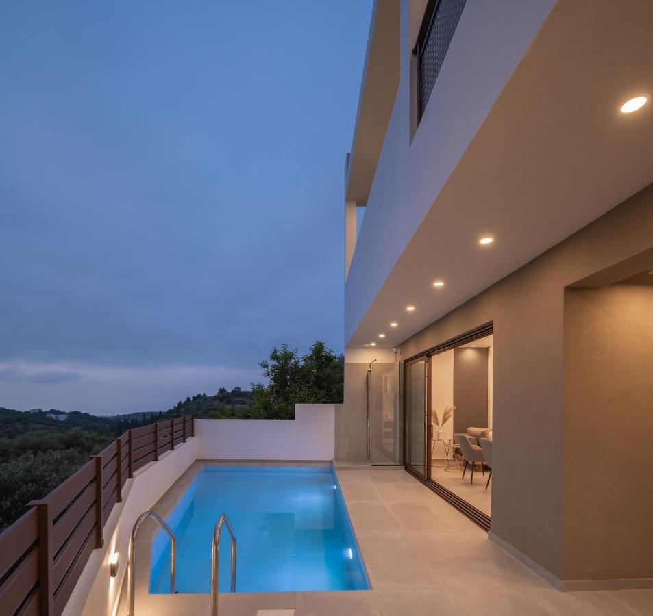O-Cyanea Villa With Heated Pool Kournás Zewnętrze zdjęcie