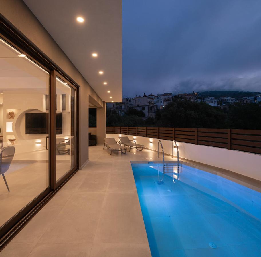 O-Cyanea Villa With Heated Pool Kournás Zewnętrze zdjęcie