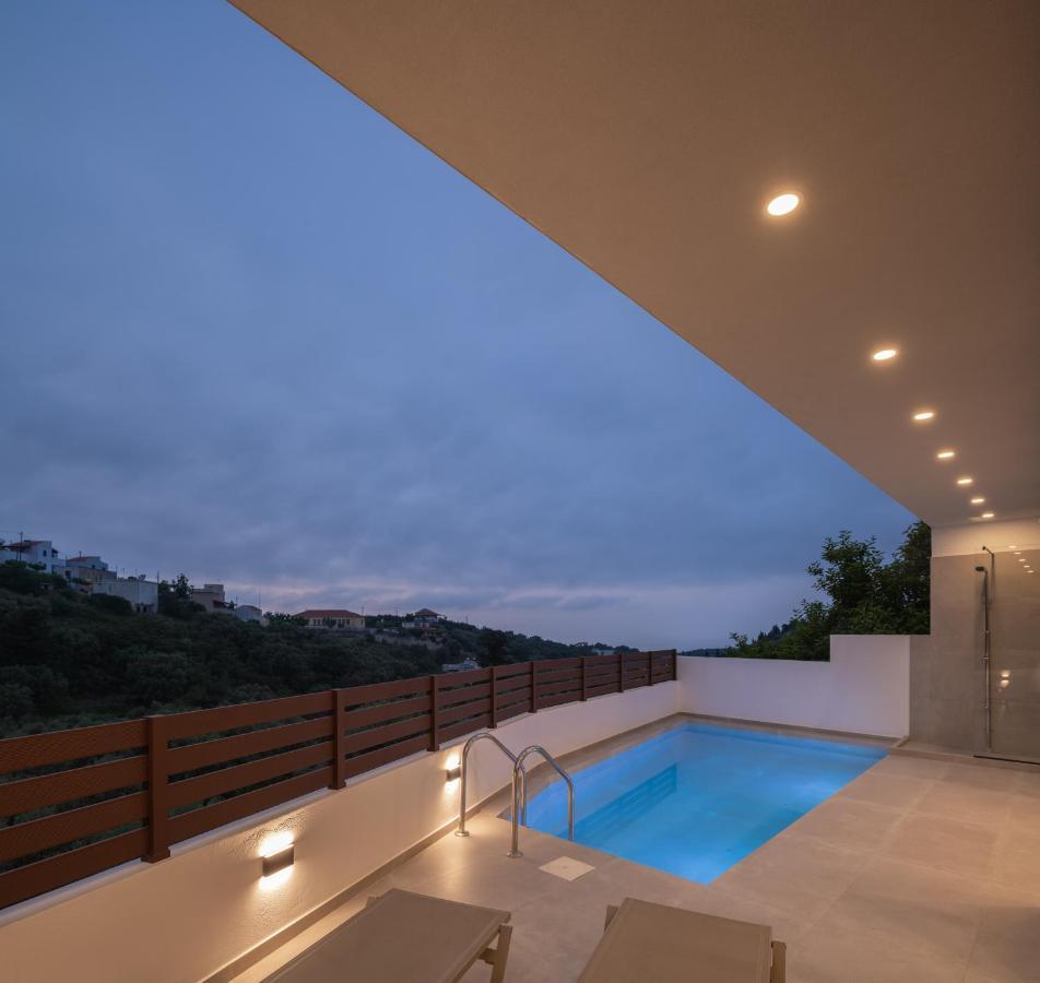 O-Cyanea Villa With Heated Pool Kournás Zewnętrze zdjęcie