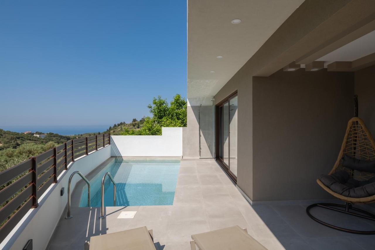 O-Cyanea Villa With Heated Pool Kournás Zewnętrze zdjęcie