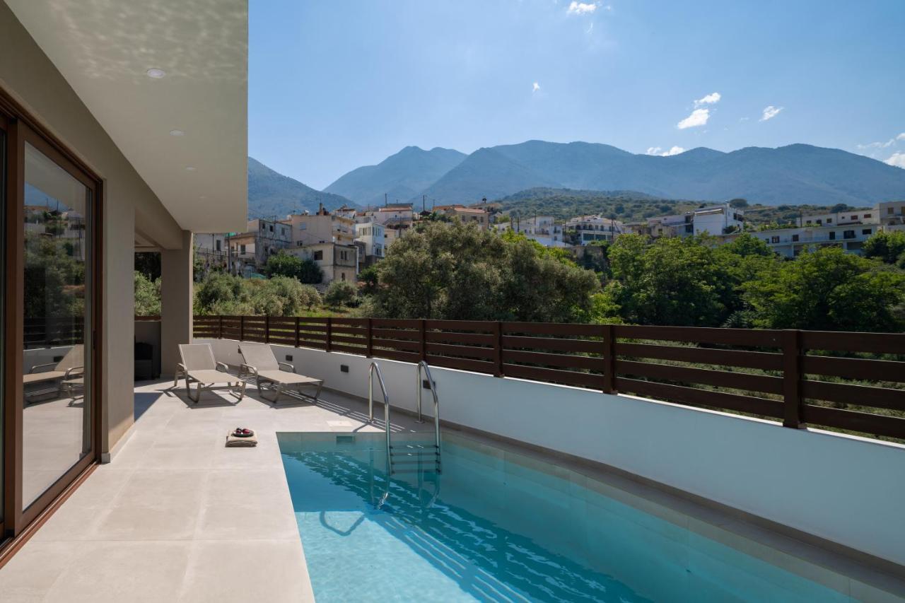 O-Cyanea Villa With Heated Pool Kournás Zewnętrze zdjęcie